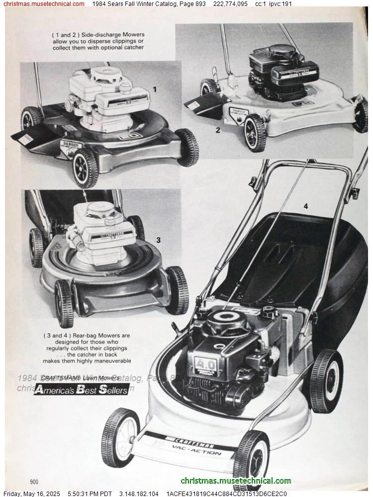 1984 Sears Fall Winter Catalog, Page 893