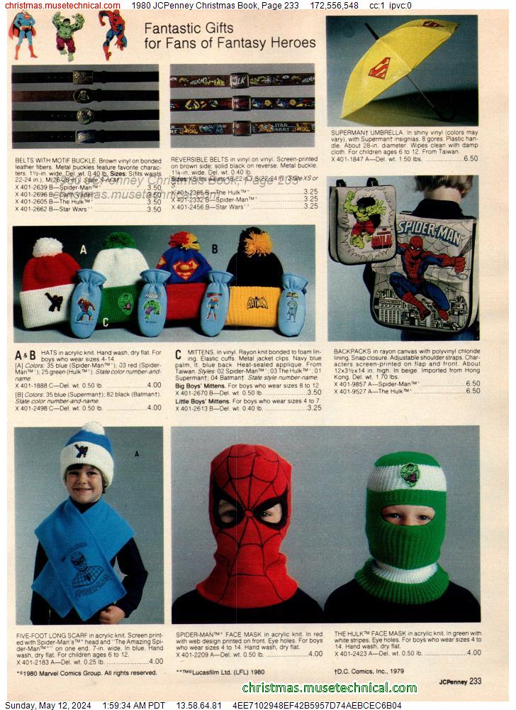 1980 JCPenney Christmas Book, Page 233