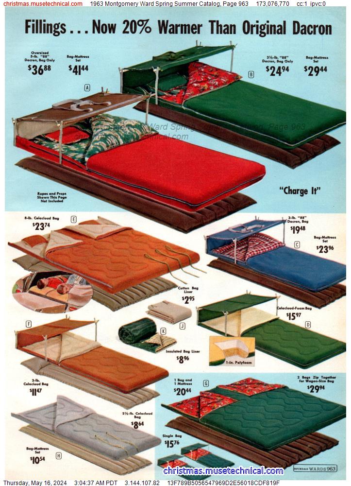 1963 Montgomery Ward Spring Summer Catalog, Page 963