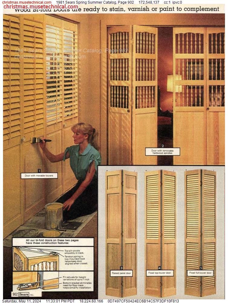 1981 Sears Spring Summer Catalog, Page 902