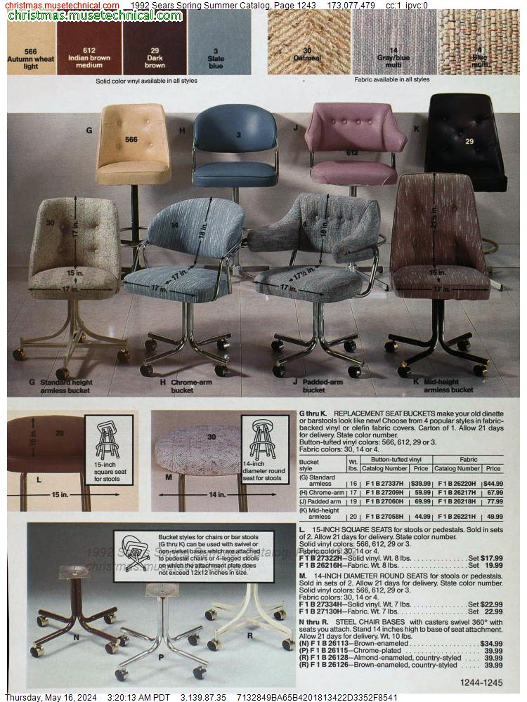 1992 Sears Spring Summer Catalog, Page 1243