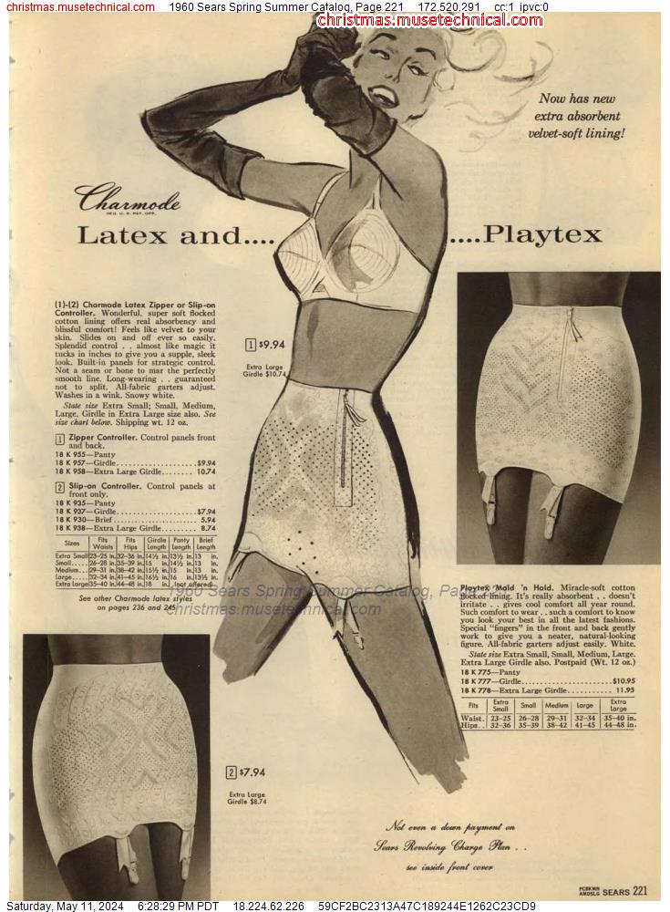 1960 Sears Spring Summer Catalog, Page 221