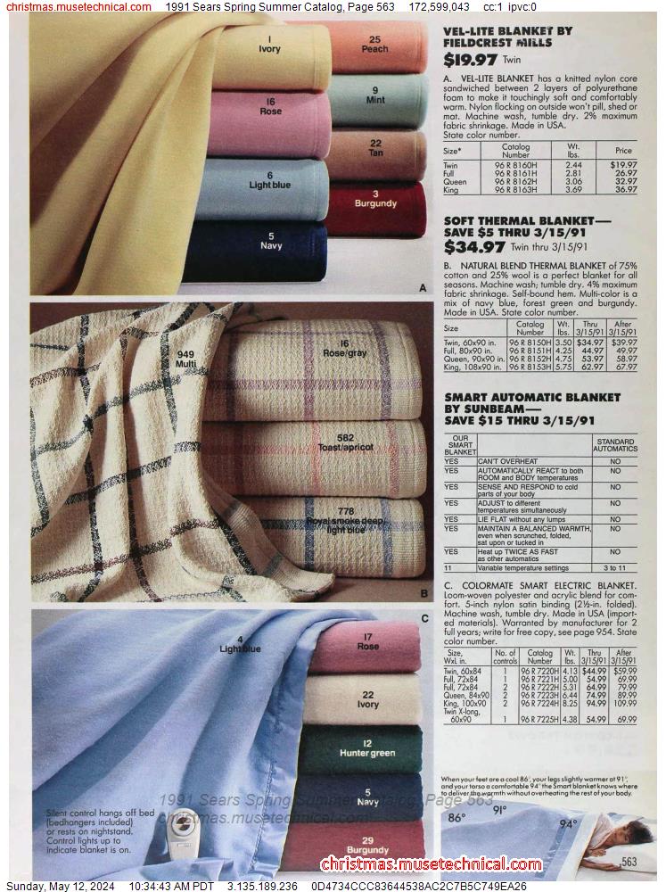 1991 Sears Spring Summer Catalog, Page 563