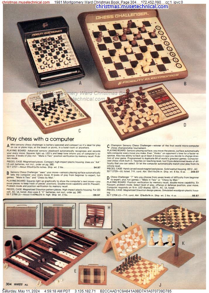 1981 Montgomery Ward Christmas Book, Page 304