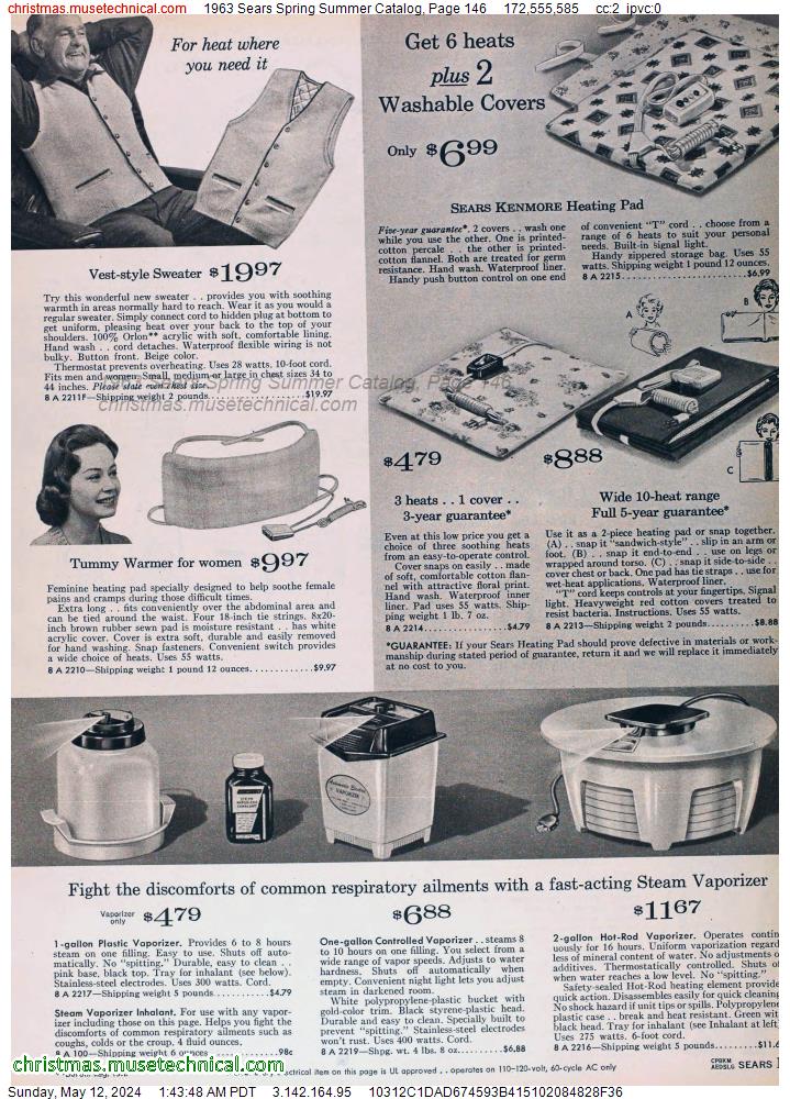 1963 Sears Spring Summer Catalog, Page 146