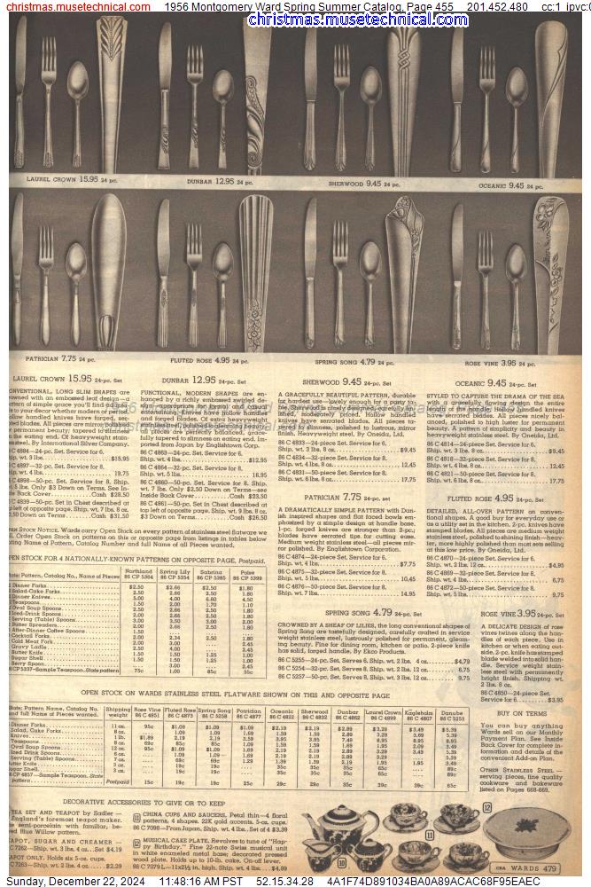 1956 Montgomery Ward Spring Summer Catalog, Page 455