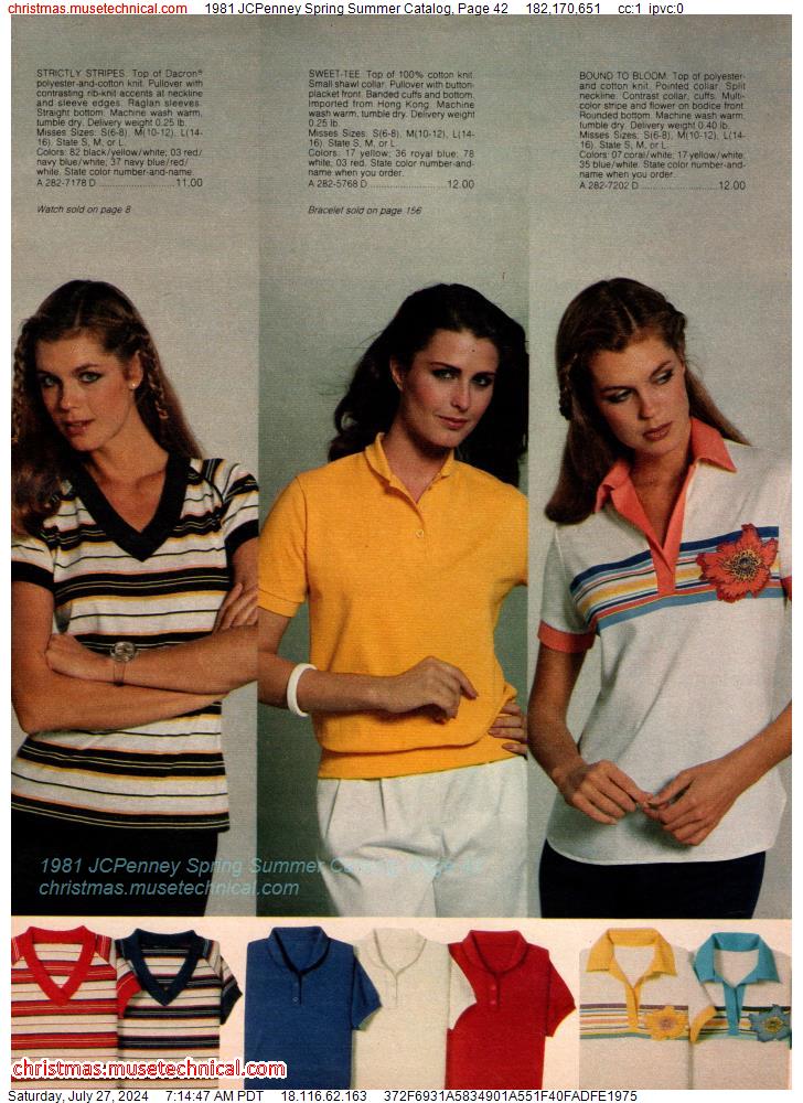 1981 JCPenney Spring Summer Catalog, Page 42