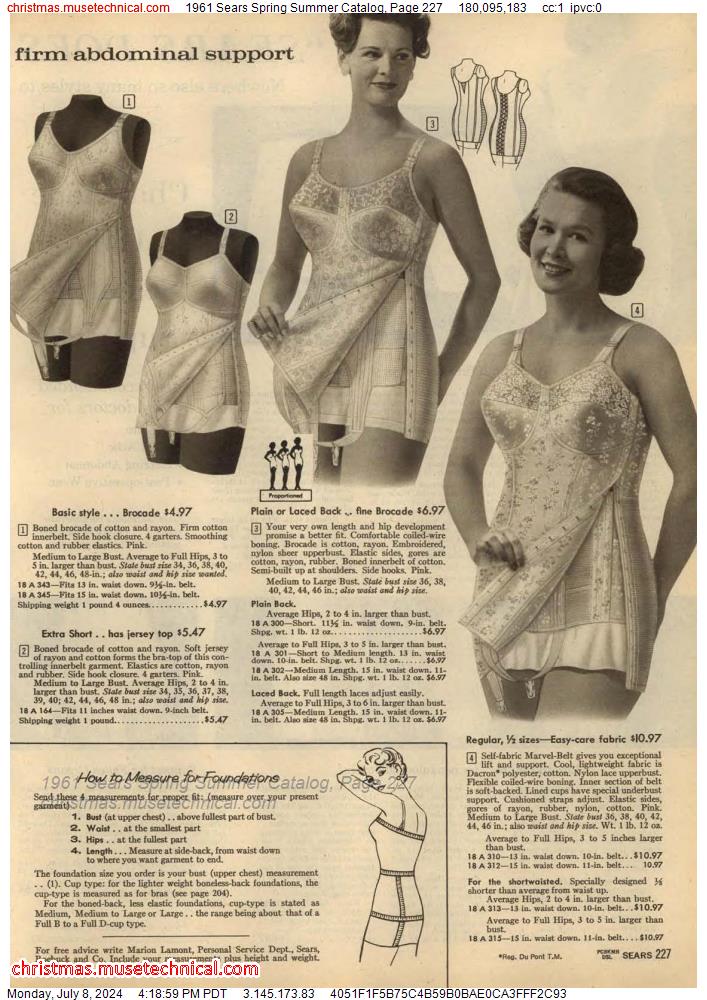 1961 Sears Spring Summer Catalog, Page 227