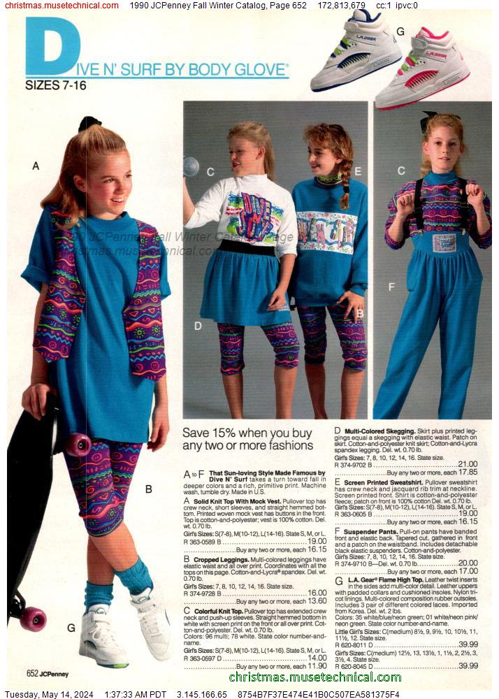 1990 JCPenney Fall Winter Catalog, Page 652 - Catalogs & Wishbooks