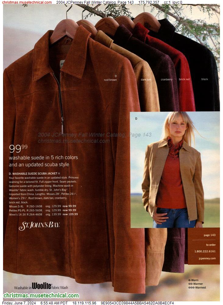 2004 JCPenney Fall Winter Catalog, Page 143
