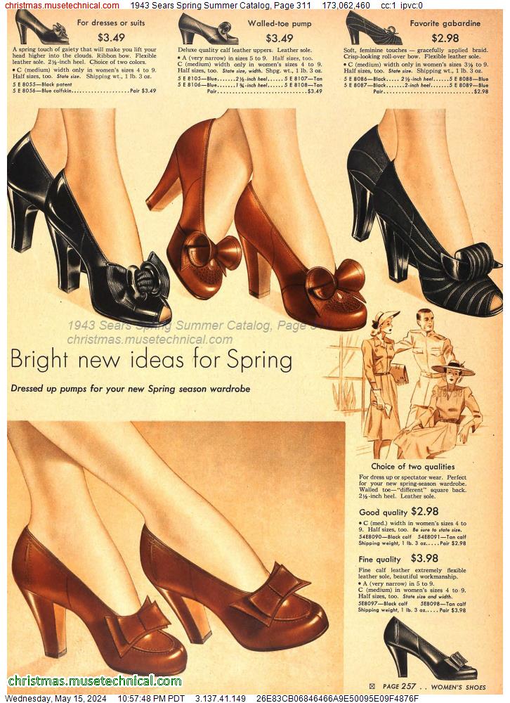1943 Sears Spring Summer Catalog, Page 311
