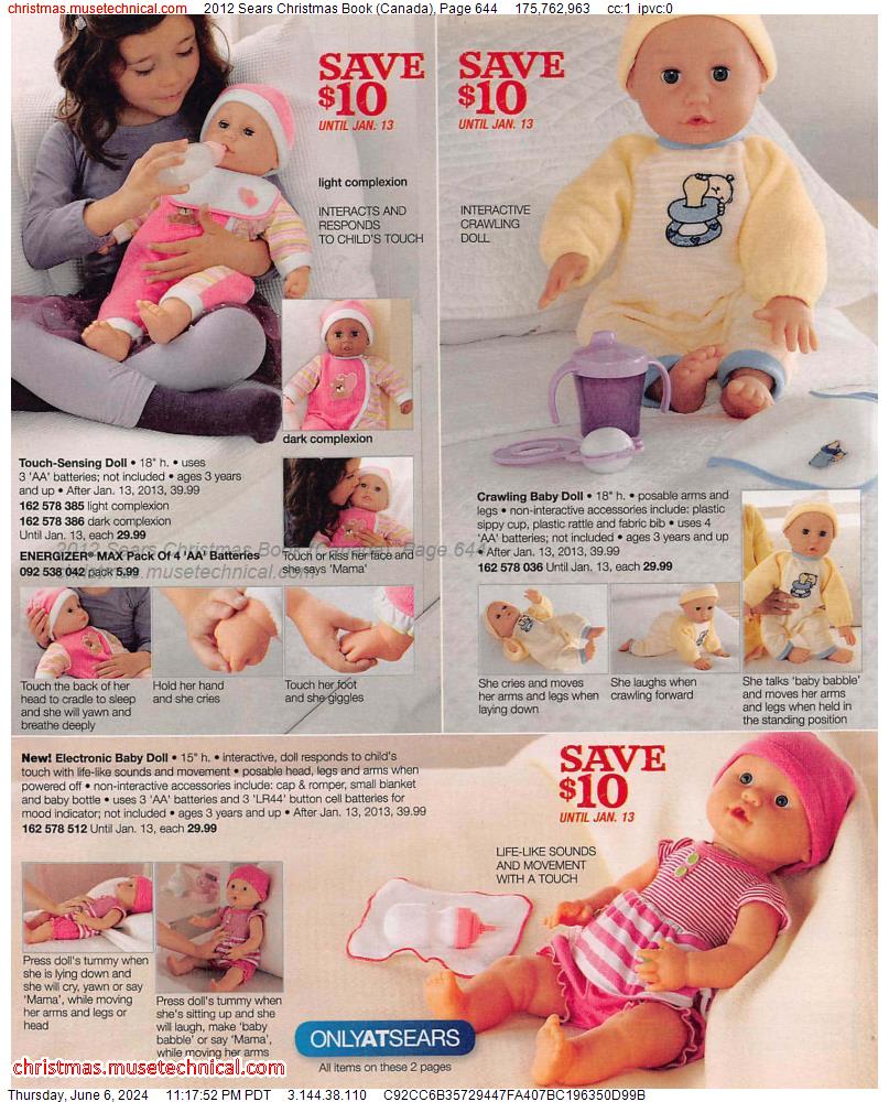 2012 Sears Christmas Book (Canada), Page 644
