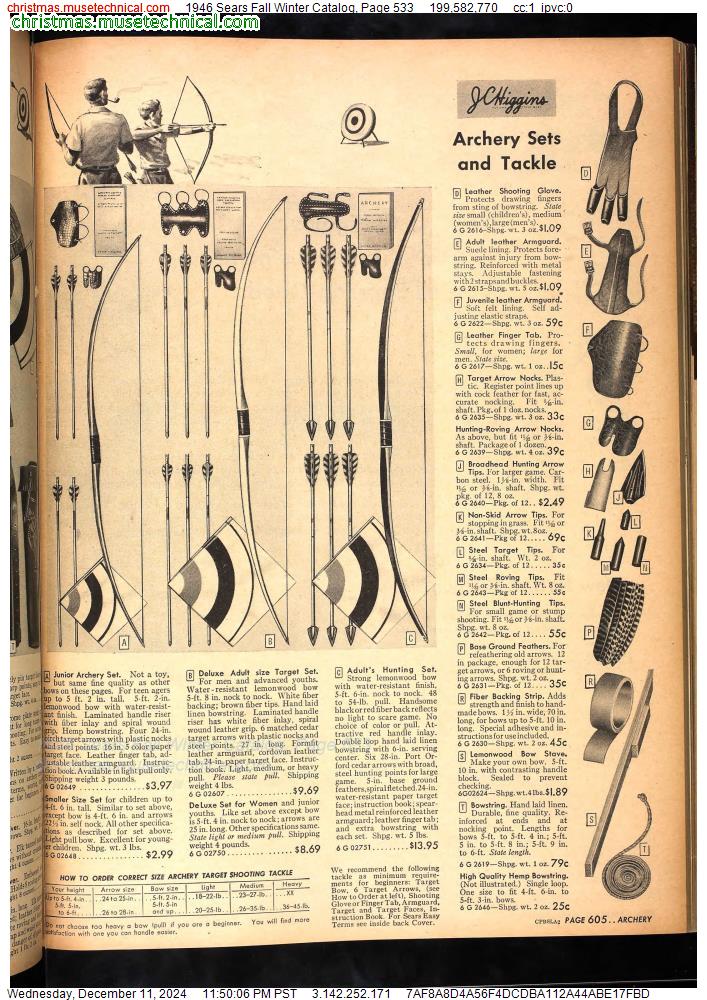 1946 Sears Fall Winter Catalog, Page 533