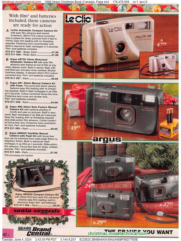 1996 Sears Christmas Book (Canada), Page 444