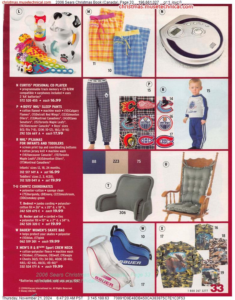 2006 Sears Christmas Book (Canada), Page 33