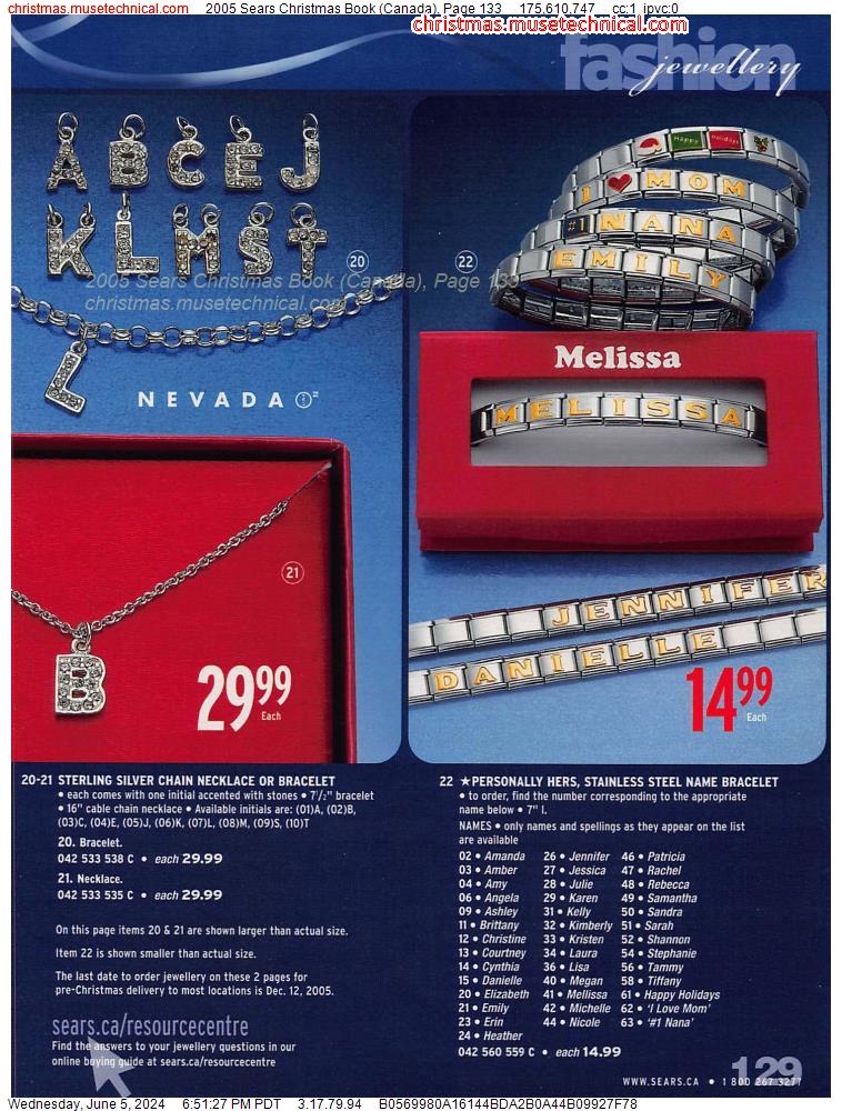 2005 Sears Christmas Book (Canada), Page 133