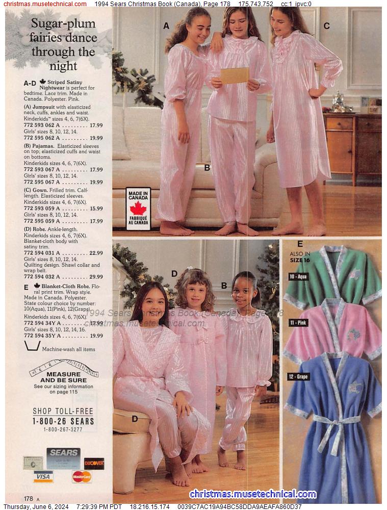 1994 Sears Christmas Book (Canada), Page 178
