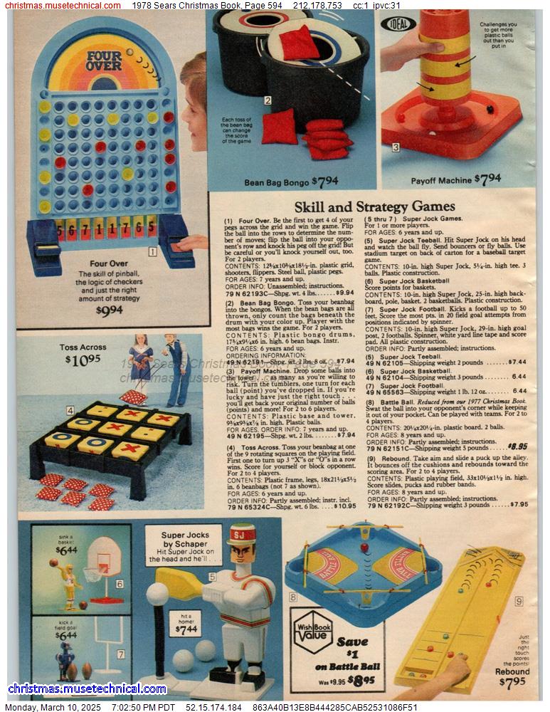 1978 Sears Christmas Book, Page 594