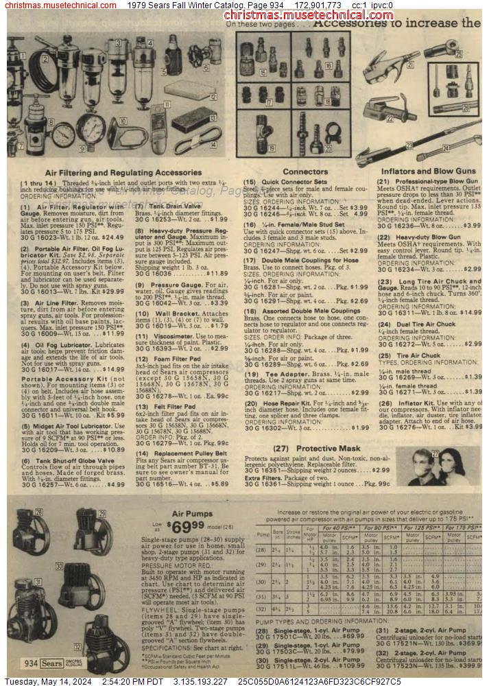 1979 Sears Fall Winter Catalog, Page 934