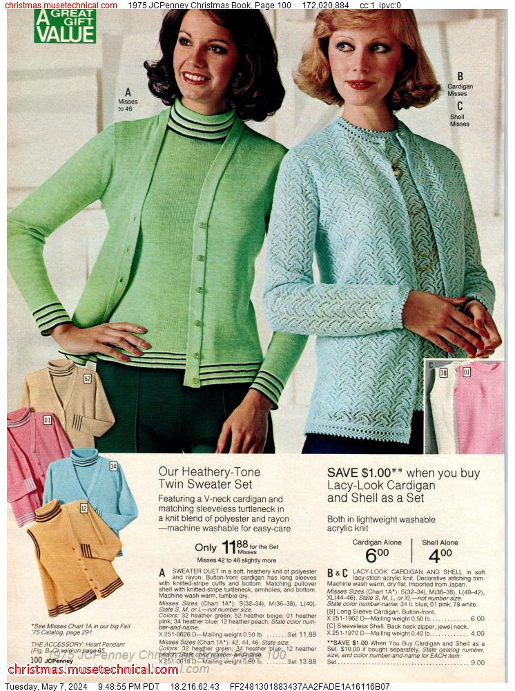 1975 JCPenney Christmas Book, Page 100
