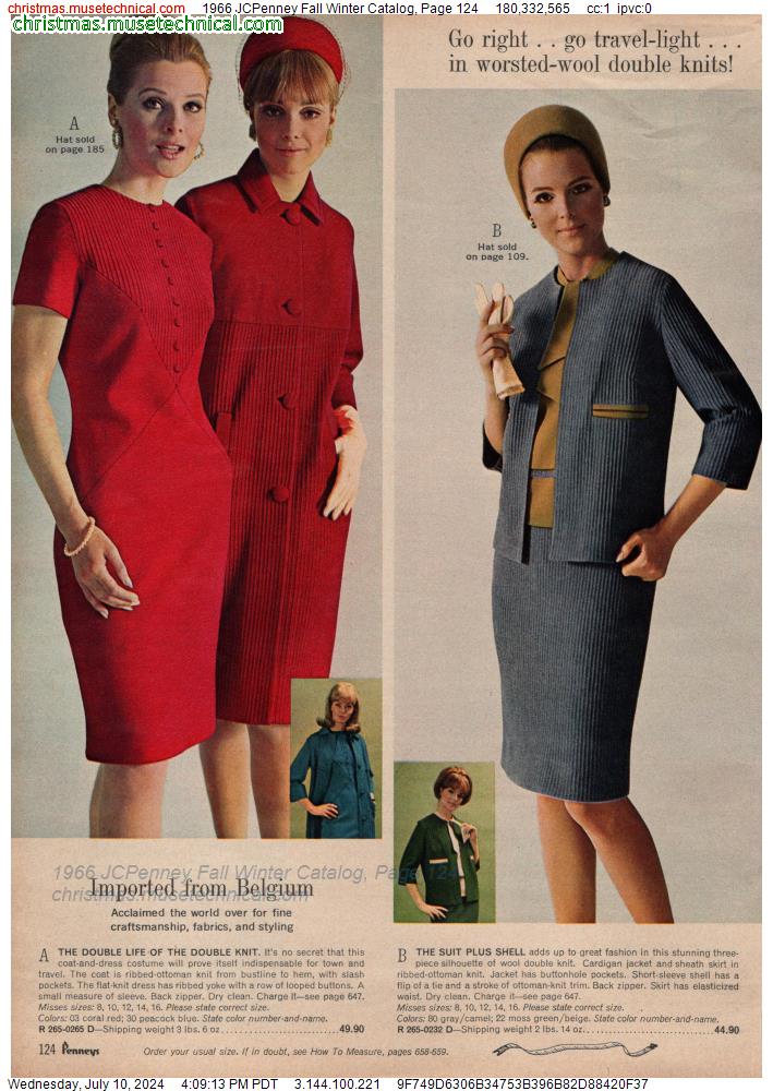 1966 JCPenney Fall Winter Catalog, Page 124