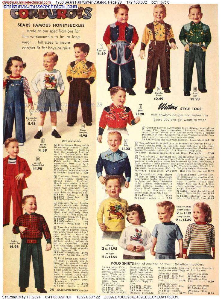 1950 Sears Fall Winter Catalog, Page 28