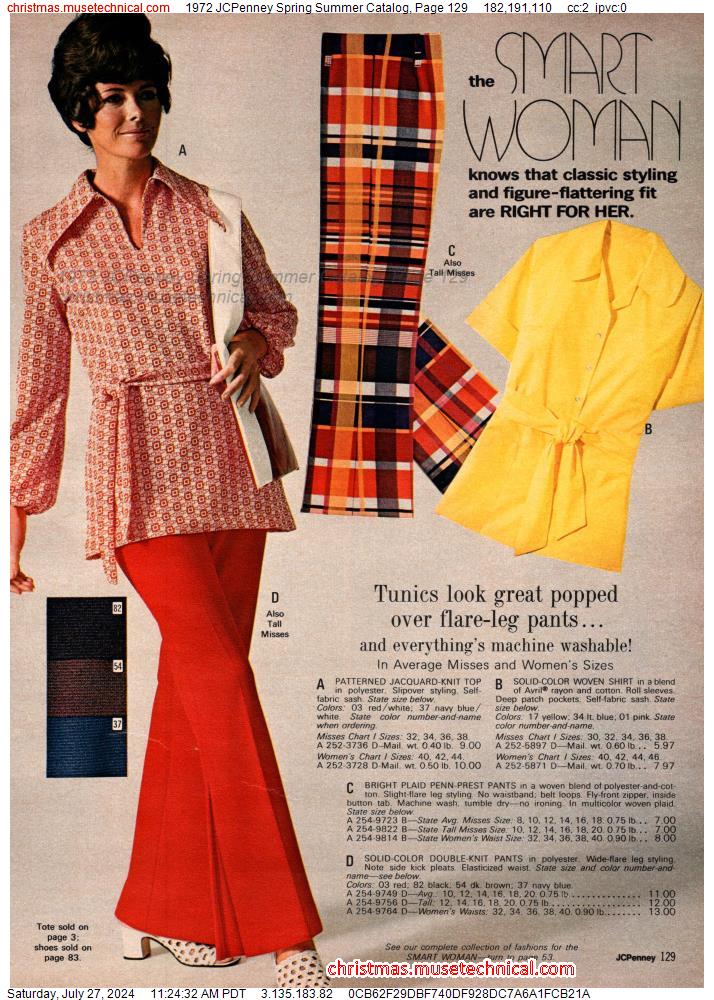 1972 JCPenney Spring Summer Catalog, Page 129