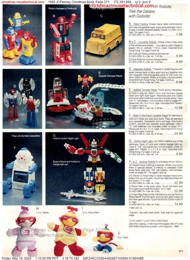 1985 JCPenney Christmas Book, Page 371