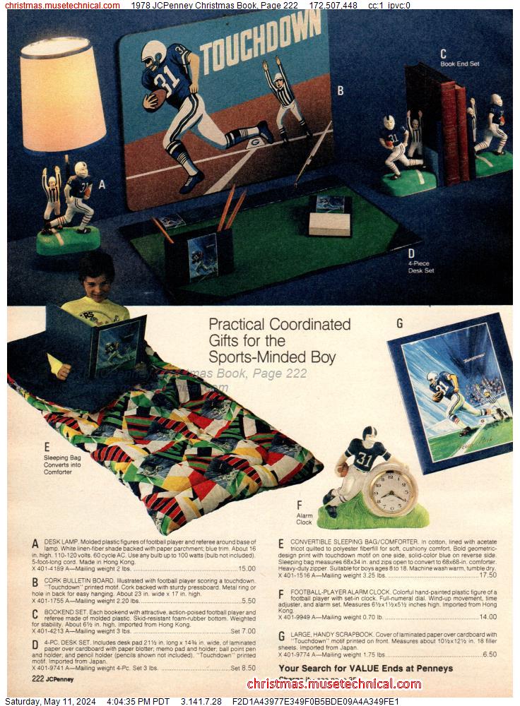 1978 JCPenney Christmas Book, Page 222