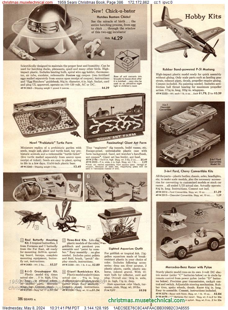 1959 Sears Christmas Book, Page 386