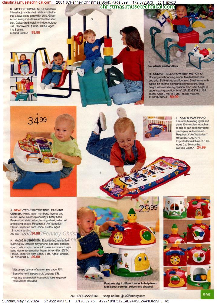 2001 JCPenney Christmas Book, Page 599