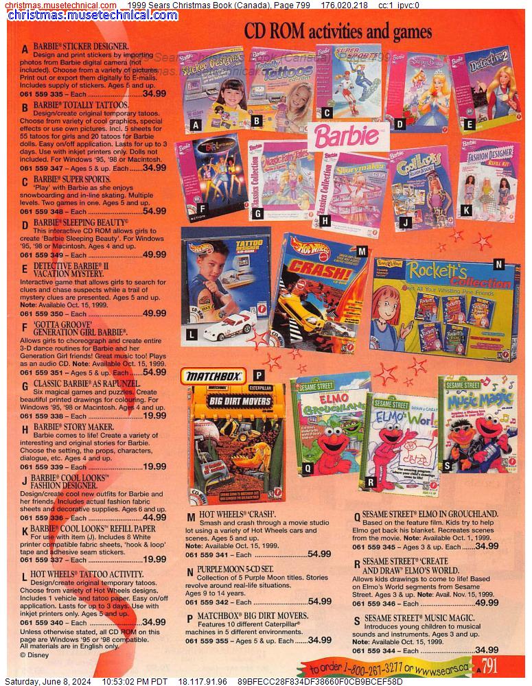 1999 Sears Christmas Book (Canada), Page 799