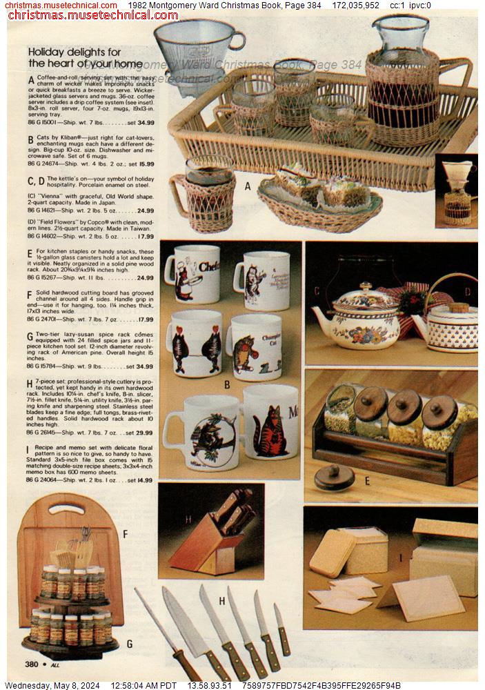 1982 Montgomery Ward Christmas Book, Page 384