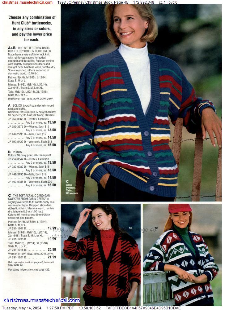 1993 JCPenney Christmas Book, Page 45