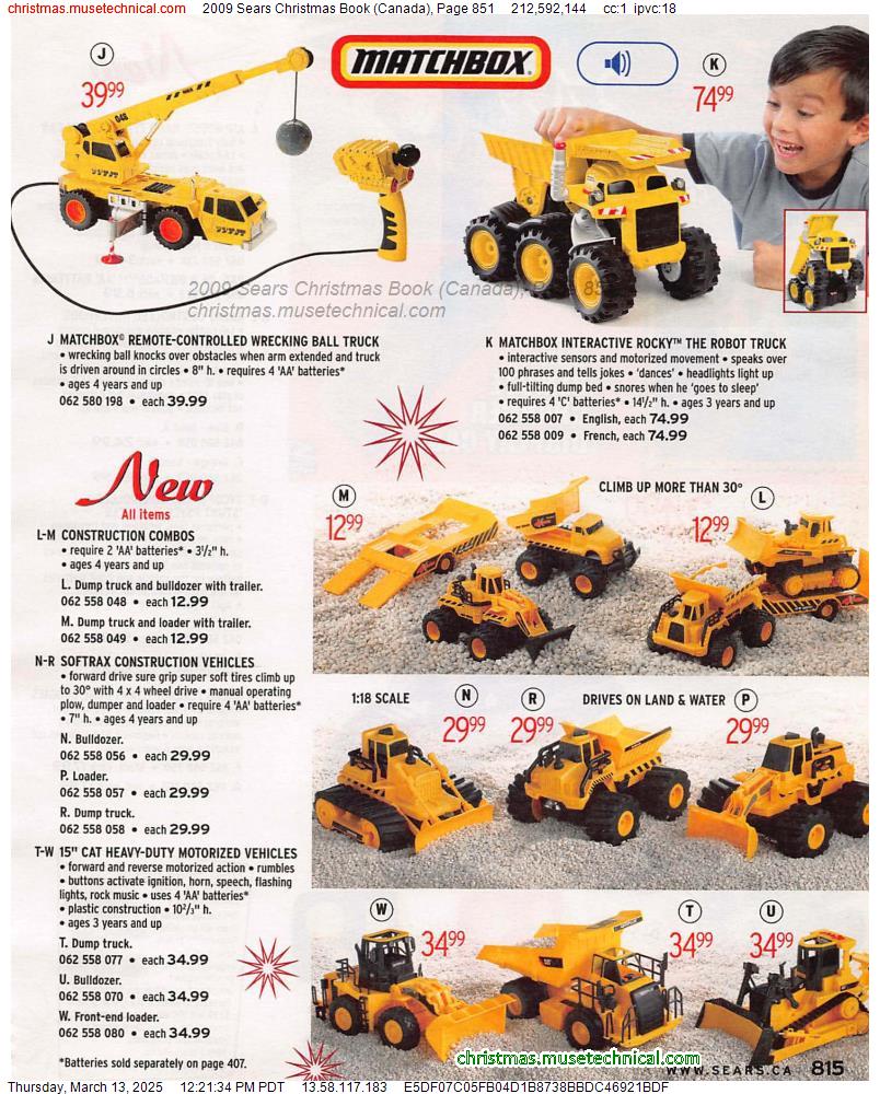 2009 Sears Christmas Book (Canada), Page 851