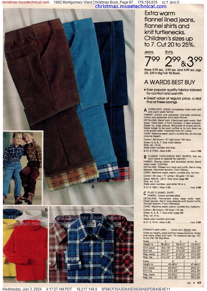 1982 Montgomery Ward Christmas Book, Page 67