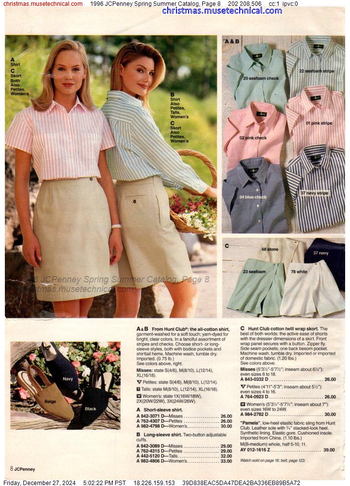 1996 JCPenney Spring Summer Catalog, Page 8