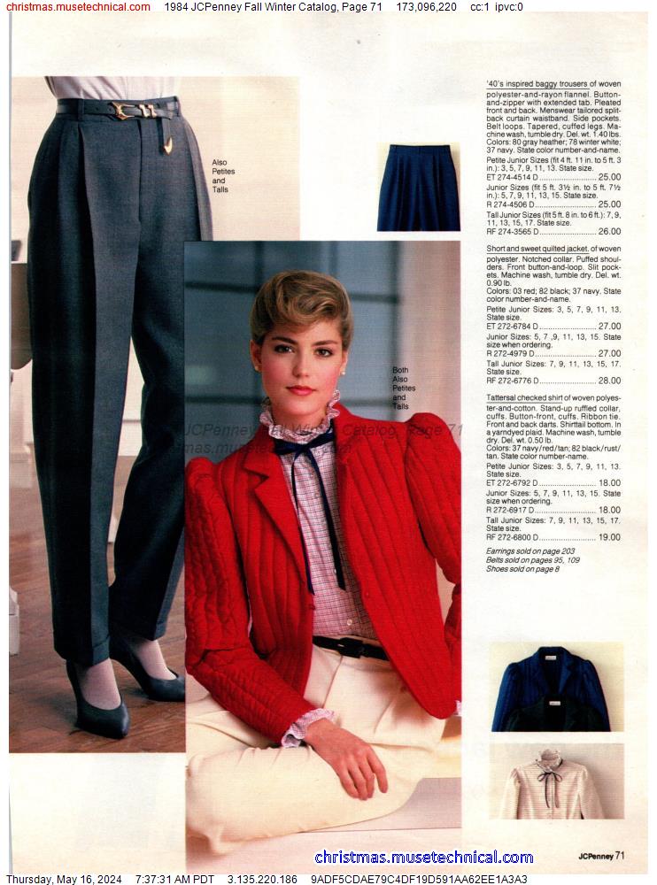 1984 JCPenney Fall Winter Catalog, Page 71