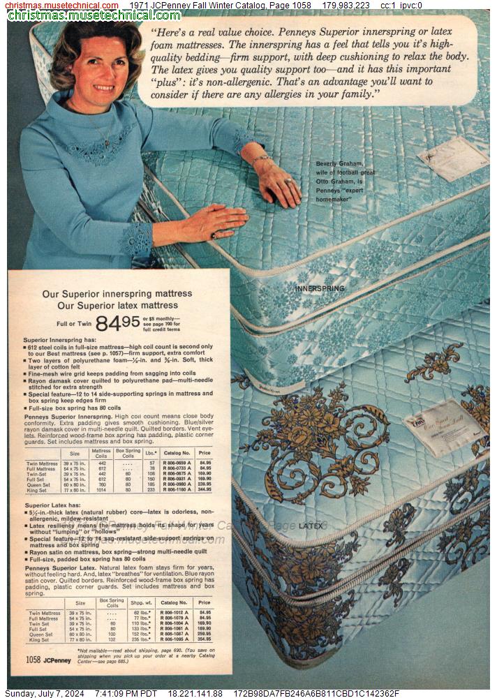 1971 JCPenney Fall Winter Catalog, Page 1058