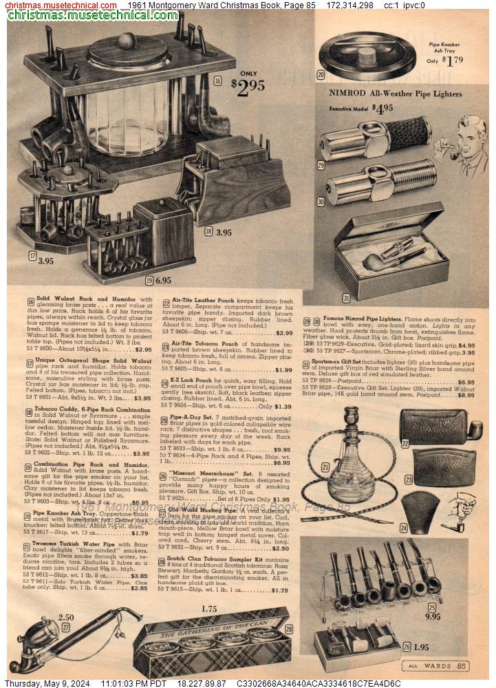 1961 Montgomery Ward Christmas Book, Page 85