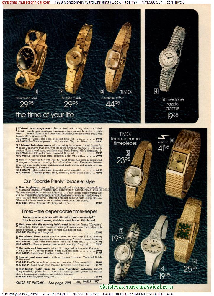 1978 Montgomery Ward Christmas Book, Page 197