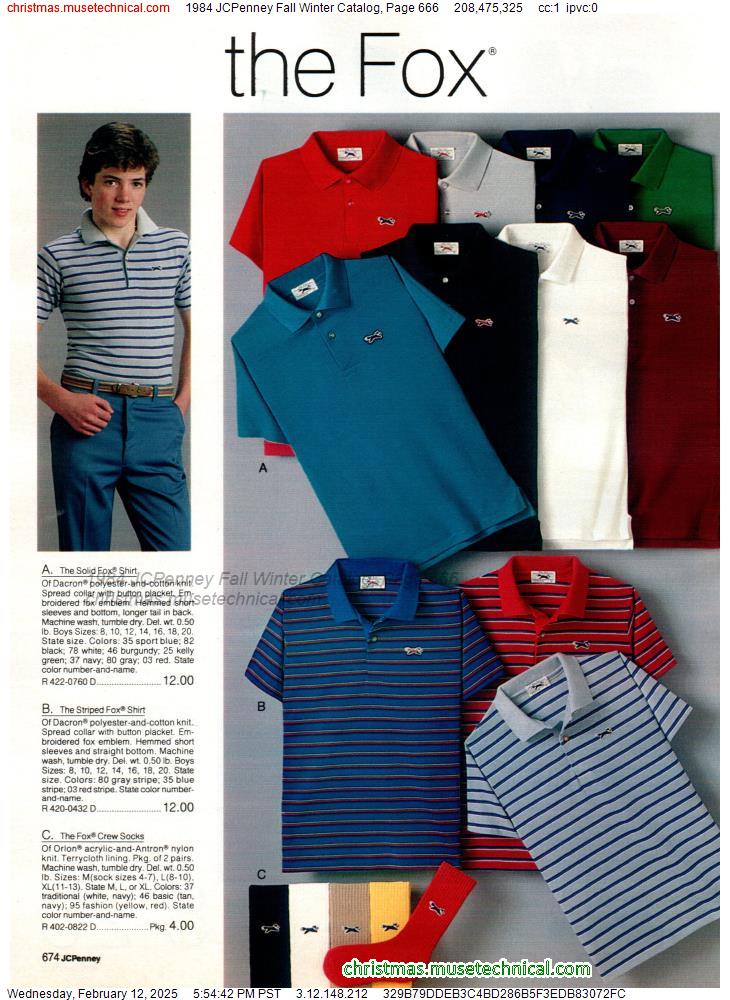 1984 JCPenney Fall Winter Catalog, Page 666