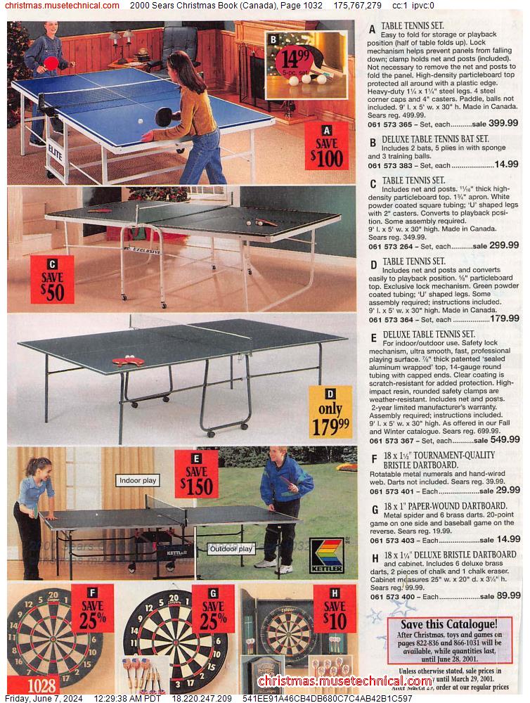 2000 Sears Christmas Book (Canada), Page 1032