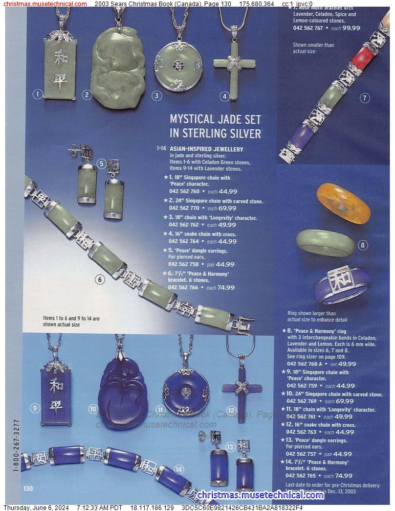 2003 Sears Christmas Book (Canada), Page 130