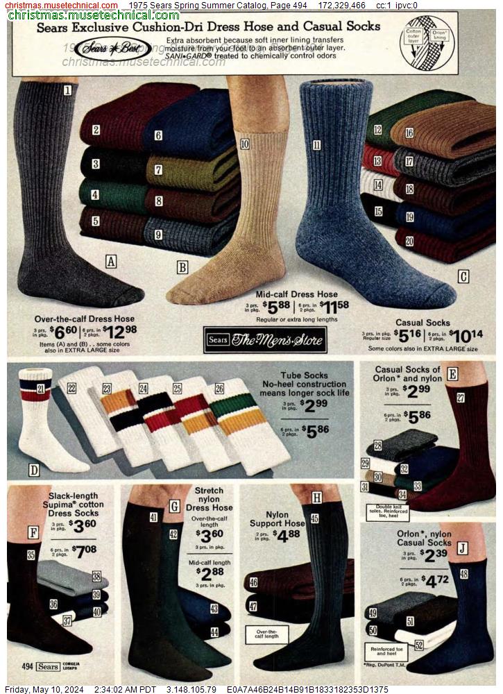 1975 Sears Spring Summer Catalog, Page 494