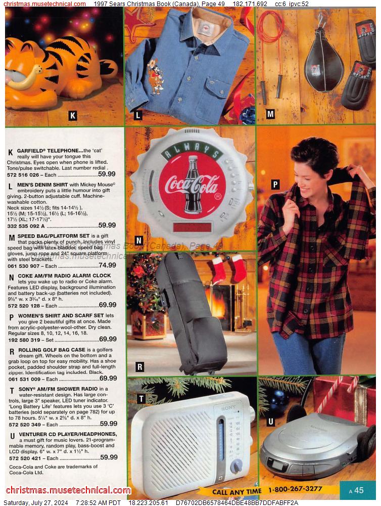 1997 Sears Christmas Book (Canada), Page 49