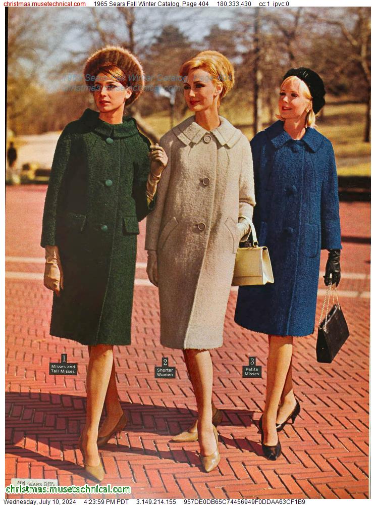 1965 Sears Fall Winter Catalog, Page 404