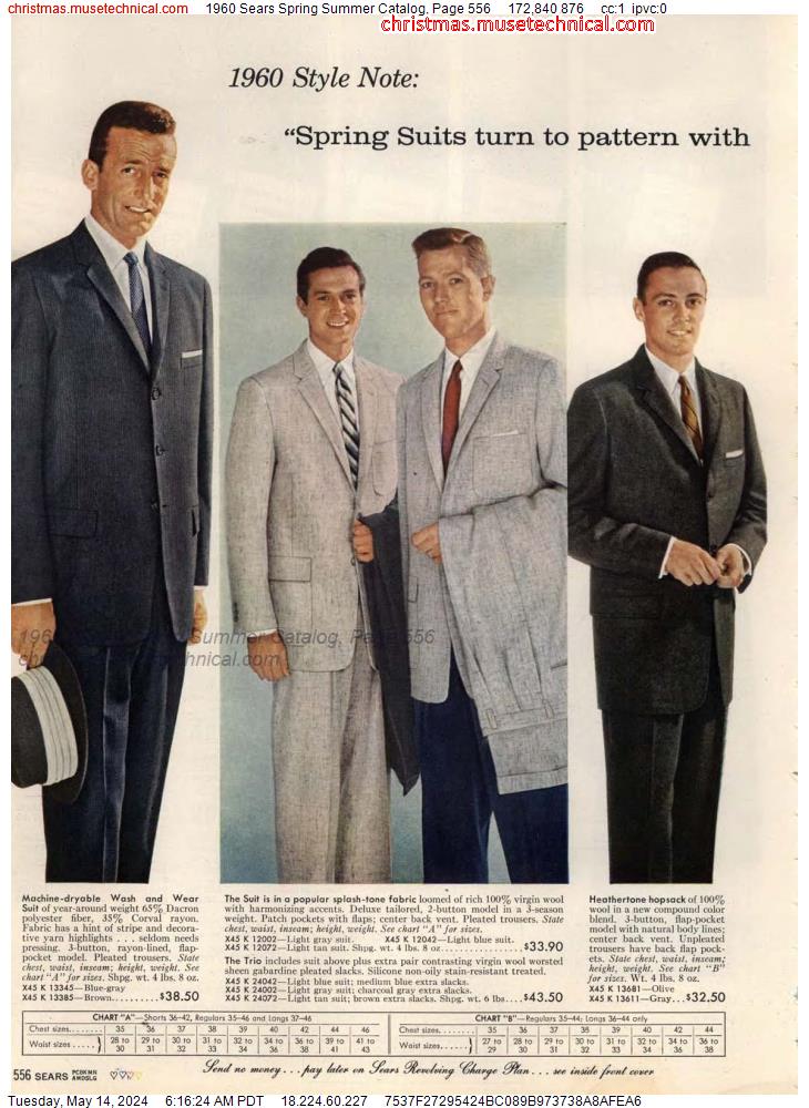 1960 Sears Spring Summer Catalog, Page 556