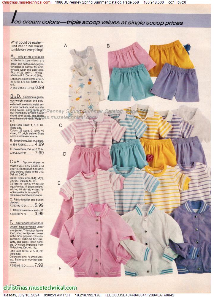1986 JCPenney Spring Summer Catalog, Page 558