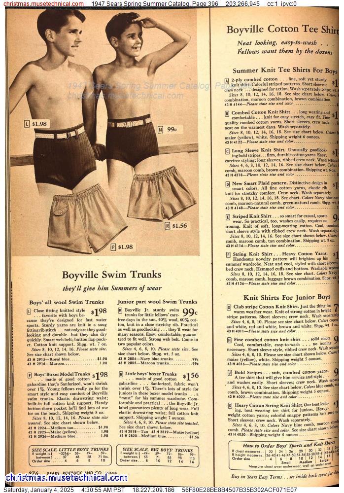 1947 Sears Spring Summer Catalog, Page 396